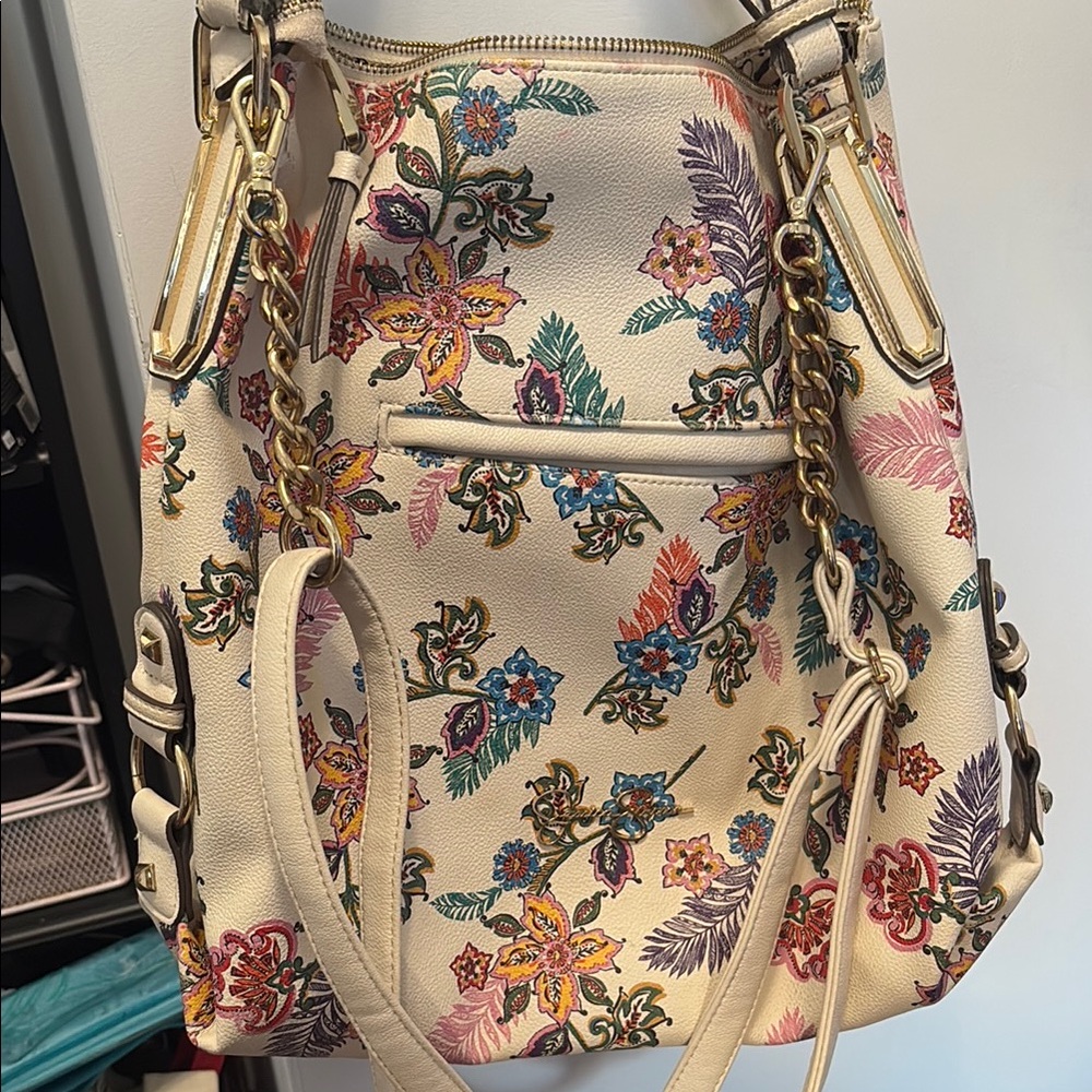 Floral Cream Women's Bag